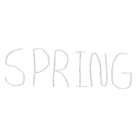 Text Spring Sticker