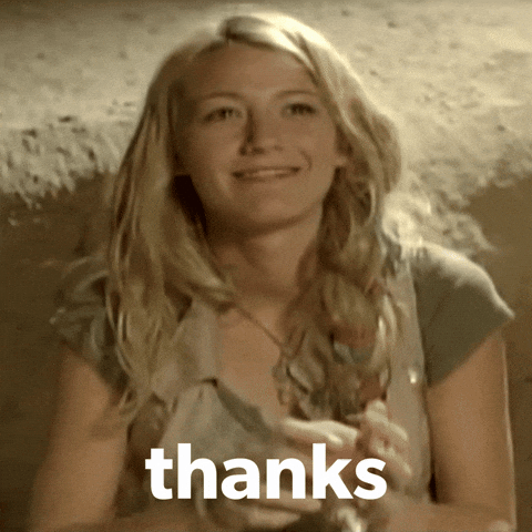 Thank You So Much GIF by Blake Lively Fan