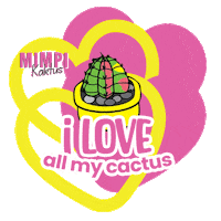 Cactus Love Sticker