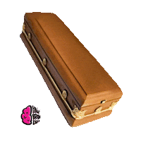 HalfBrainToys dancing rip ghana coffin Sticker