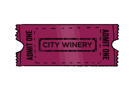 citywinery giphyupload wine ticket tickets Sticker