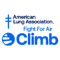Climb Lungs Sticker by American Lung Association