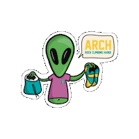 Bouldering Sticker by ARCH Rock Climbing Hanoi