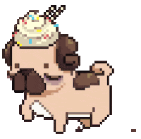 Tired Dog Sticker