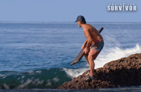 Surfing Ross GIF by Australian Survivor