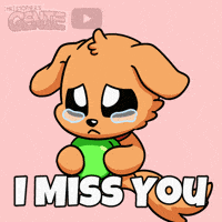 Miss You Dog GIF by Christophers Genie