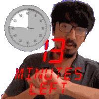 13 Minutes Sticker