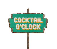 Relax Sign Sticker by Malibu Rum