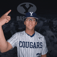 Sport Baseball GIF by BYU Cougars