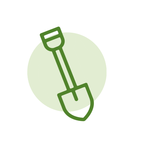 ON1Call shovel locate dig safe ontario one call Sticker