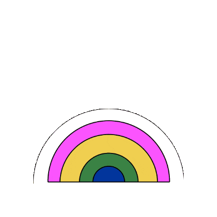Love Is Love Rainbow Sticker by designstripe