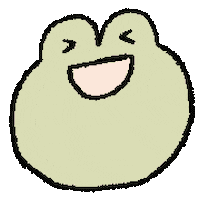 Happy Frog Sticker