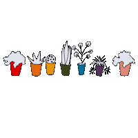 House Plants Sticker