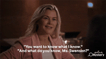 Knowing Alison Sweeney GIF by Hallmark Mystery