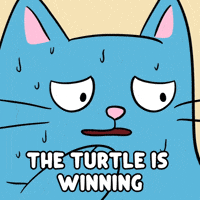 Blue Cat Help GIF