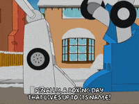 bart simpson snow GIF
