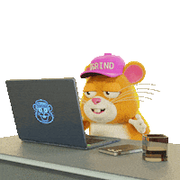 Secret Santa Hamster Sticker by Grind