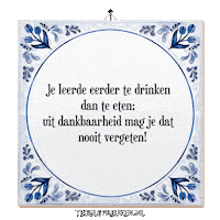 Moment Spreuk Sticker by Tegelspreuken.nl