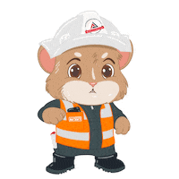 terrastiefbaugroup hamster terry bau tiefbau Sticker