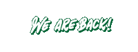 Tiburongroup We Are Back Sticker by Grupo Tibu-Ron