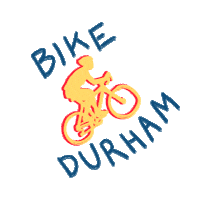 bikedurham bike cycling durham bikedurham Sticker