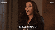 Excited Kat Dennings GIF by HULU