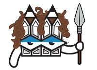Warrior Dee Sticker by Stamatia Alexaki