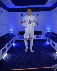Mens Soccer GIF by DePaul Athletics