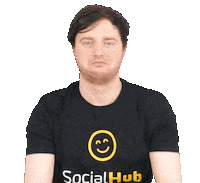 Sad Beg Sticker by SocialHub