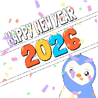 New Year Penguin Sticker by Pudgy Penguins