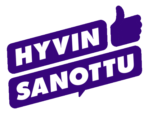 Sticker by Hyvin sanottu