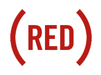 Productred Red Logo Sticker by (RED)