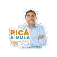 souedvaldobrito prefeito 70 brito edvaldo Sticker