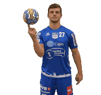 Blau Weiss Ball Sticker by ATSV Habenhausen