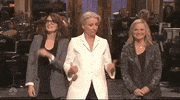 amy poehler shrug GIF by Saturday Night Live