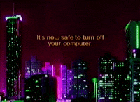 glitchedmemories night vhs gif artist windows 95 GIF