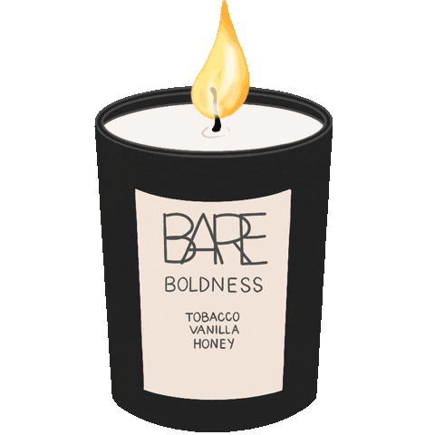 Scented Candle Sticker by BAREKollections