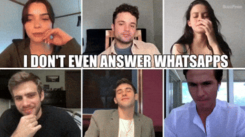 Dont' Answer WhatsApps