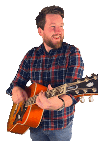 jakobluebke music guitar musician groovy Sticker