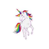 lambdaszczecin unicorn jednorozec lambdaszczecin Sticker