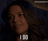 i do liza GIF by YoungerTV