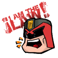 Judgedredd Sticker