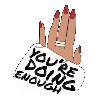 darlingknows illustration wave hand nails Sticker
