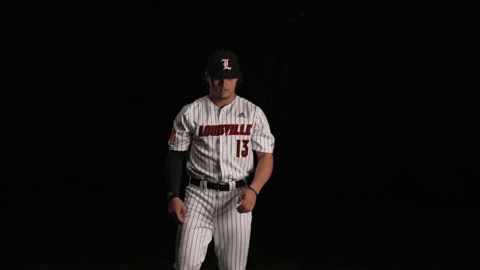 University Of Louisville Baseball GIF by Louisville Cardinals
