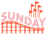 Happy Days Of The Week Sticker by Six Flags