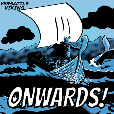 Viking Keep Going GIF by VeeFriends