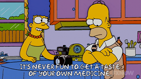 Taste-of-your-own-medicine GIFs - Get the best GIF on GIPHY
