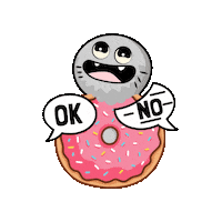 Happy Donut Sticker by Angieluxd
