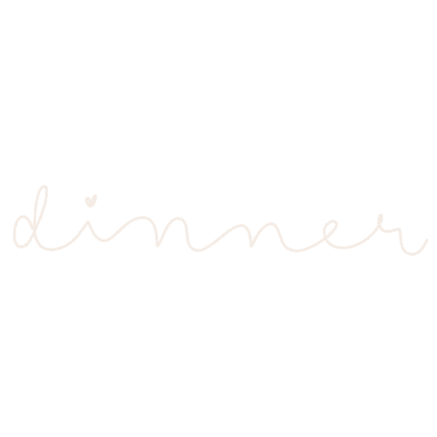 Pastel Dinner Sticker