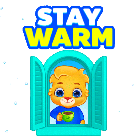 Freezing Coffee Time Sticker by Lucas and Friends by RV AppStudios